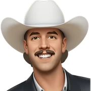 casual portrait of a man sticker
