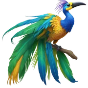 bird of paradise sticker