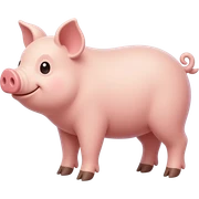 Pig sticker
