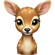 Baby deer sticker