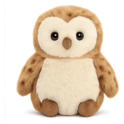 cute barn owl jellycat plushie sticker