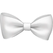 white bow sticker
