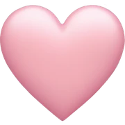 Pastel pink heart sticker