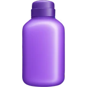 purple lotion bottle sticker