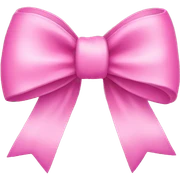 Pink bow  sticker