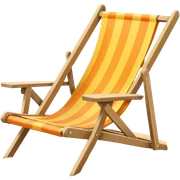 beach chair sticker