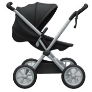 Black stroller sticker
