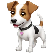 jack russel terrier sticker