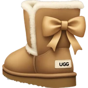 ugg’s with bow sticker