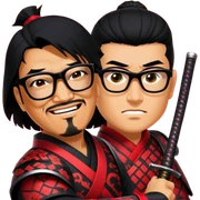 Daring Samurai sticker