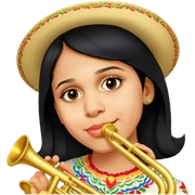 Mariachi Trumpet Player sticker