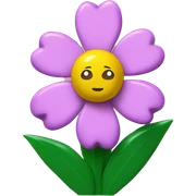 Lego flower  sticker