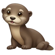 Otter sticker