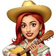 Mariachi Guitarist sticker