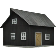 Black barnhouse sticker