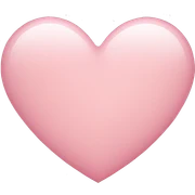 Light pink heart sticker