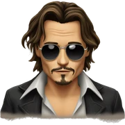 johnny depp sticker