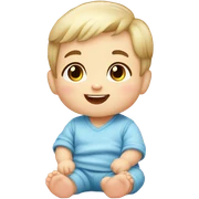 A qute baby sticker