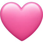 Pink heart  sticker