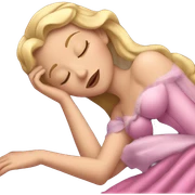 Sleeping beauty sticker