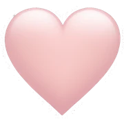 Light Pink Heart sticker