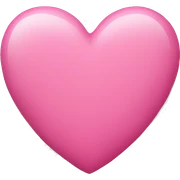 Pink heart sticker