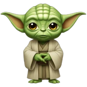 yoda paz y amor sticker