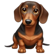 daschund sticker