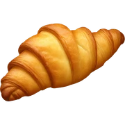 realistic croissant  sticker