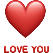 Love you sticker