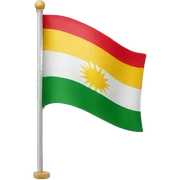 kurdistan flag sticker