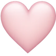Light pink heart  sticker
