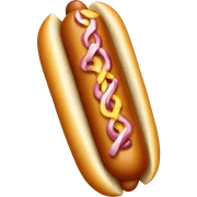 hot dog sticker