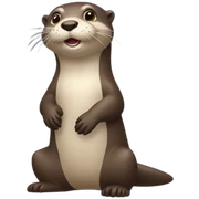 otter playing sticker