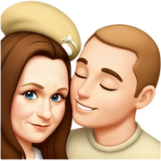 Kissing  sticker