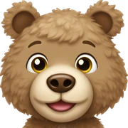 a cute teddy bear sticker