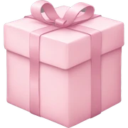 light pink package sticker