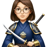 Samurai Strategist sticker