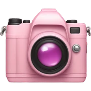 camera soft pink color  sticker