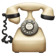 vintage phone sticker