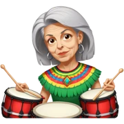Festive Drummer sticker