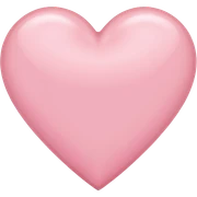 Light pink heart sticker