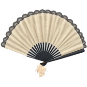 Bridgerton Inspired Emoji : Fan – A delicate lace or feathered fan, perfect for the secretive glances and flirtations of the Regency era. sticker
