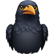 Crow sticker