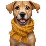 dog-scarf sticker
