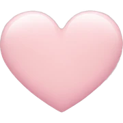 Light pink heart sticker