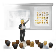 Presentation sticker