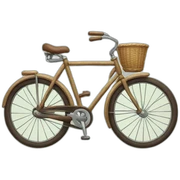 old-style bicycle sticker