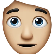 Rolling eyes sticker