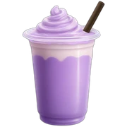 lavender milk tea boba sticker